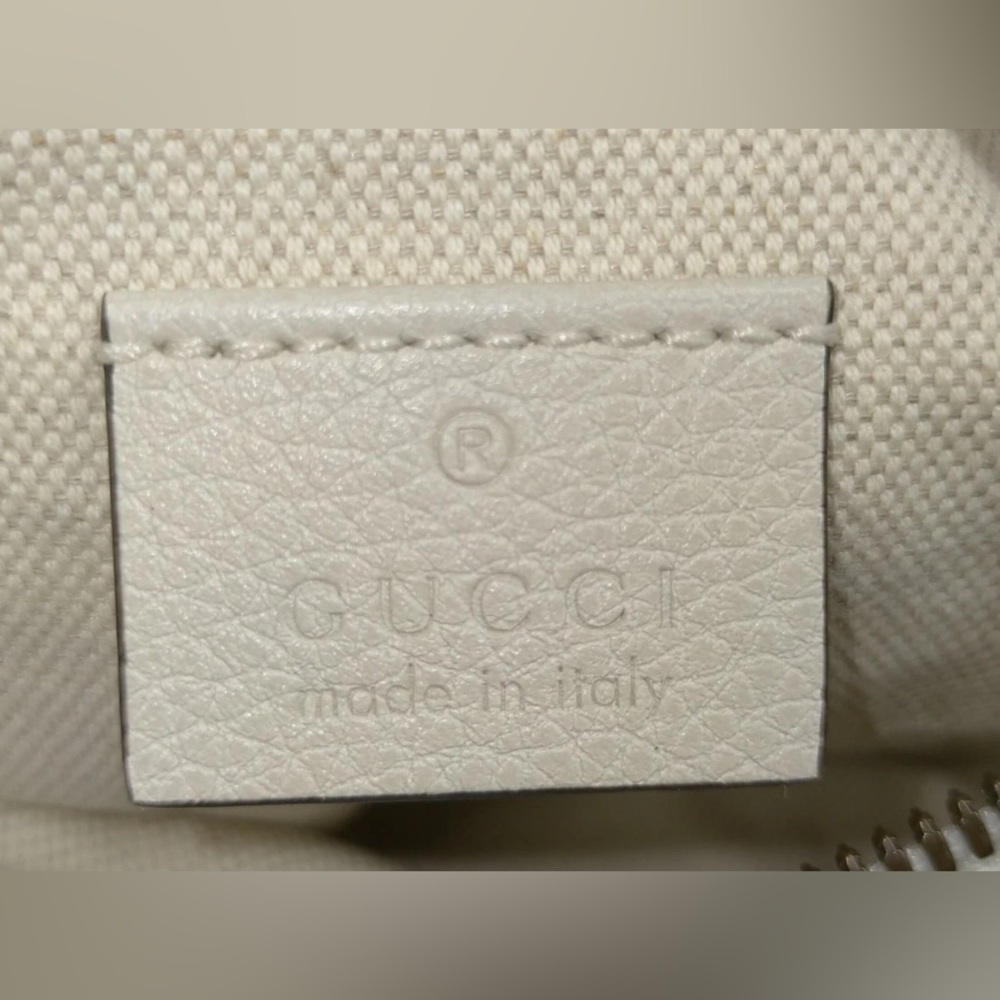 Gucci leather chest/waist/bum bag white - Picture 11 of 12
